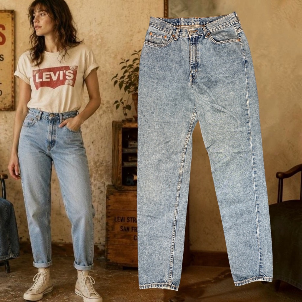 Levi's 512 Slim Fit Tapered Leg Jeans Light Wash Blue 10L